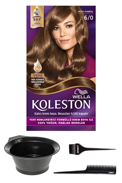 wella koleston 8 1 kit boya acik kullu kumral ve sac boyama seti fiyati yorumlari trendyol