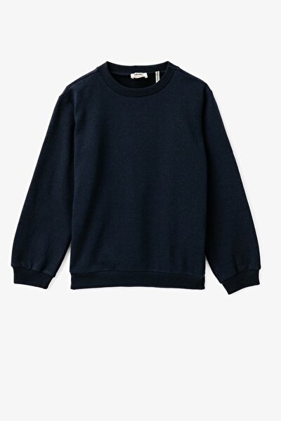 Sweatshirt - Dunkelblau - Regular Fit