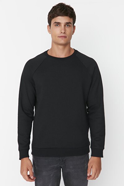 Sweatshirt - Schwarz - Normal