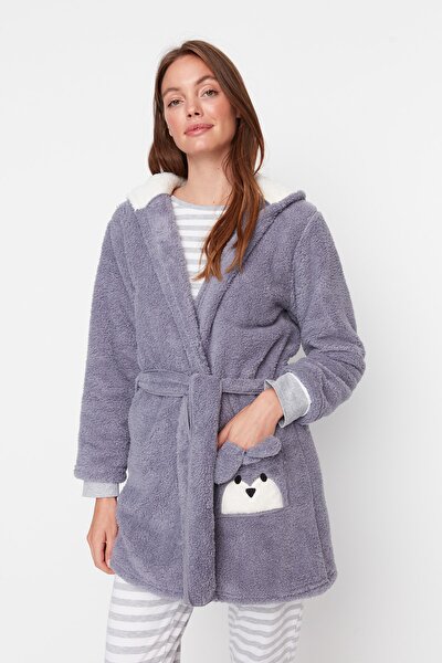 Dressing Gown - Gray - Crop
