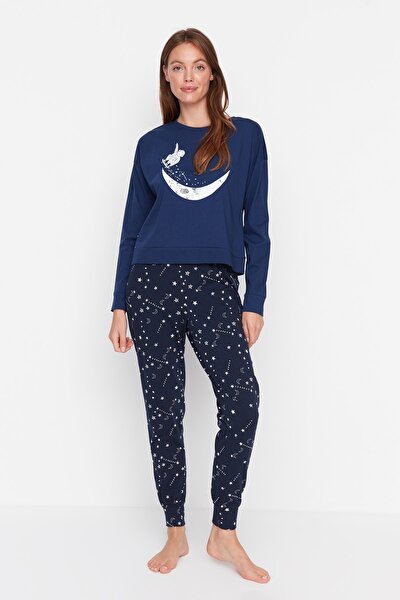 Pyjama - Mehrfarbig - Mit Slogan