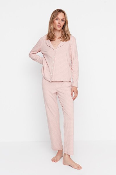 Pajama Set - Pink - Ethnic pattern