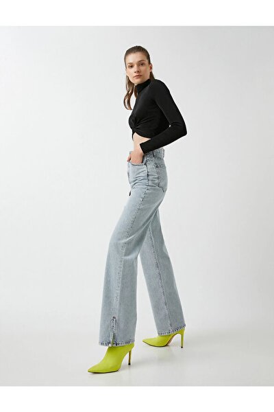 Hose - Blau - Wide Leg