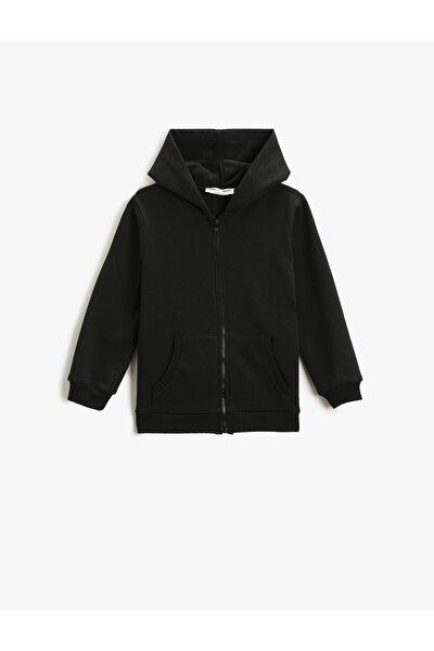 Sweatshirt - Schwarz - Relaxed Fit