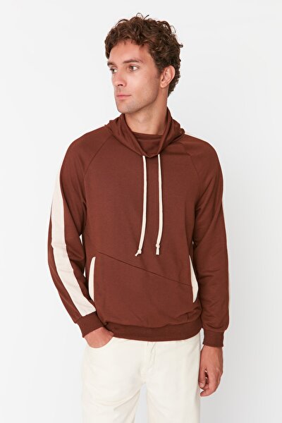 Sweatshirt - Braun - Regular Fit