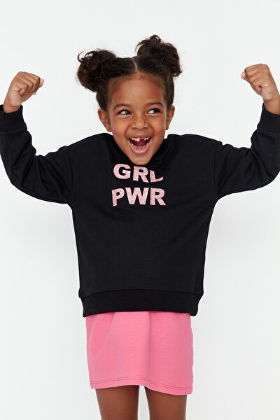 Sweatshirt - Schwarz - Regular Fit