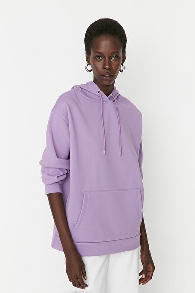 Sweatshirt - Lila - Boyfriend