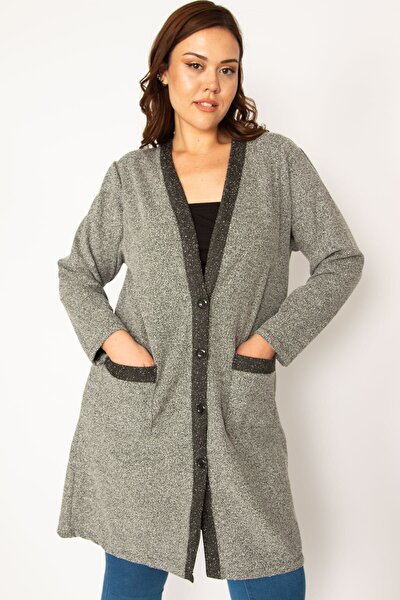 Große Größen in Jacke - Grau - Regular Fit