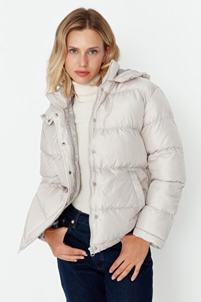 Winterjacke - Beige - Puffer