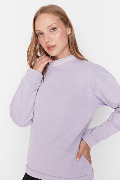 Sweatshirt - Lila - Relaxed Fit