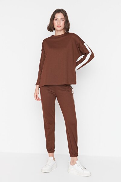Sweatsuit - Brown - Relaxed fit