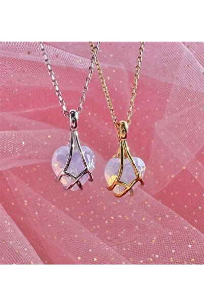 Barbie diamond store castle heart necklace