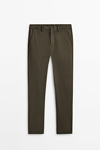 Navy Blue Massimo Dutti Chino trouser discount 98% WOMEN FASHION Trousers Chino trouser Skinny slim 