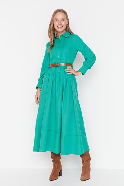 Dress - Green - Skater