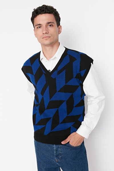 Sweater Vest - Black - Regular fit