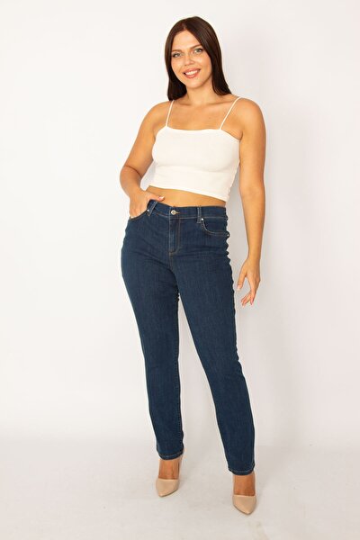 Plus Size Jeans - Navy blue - Slim
