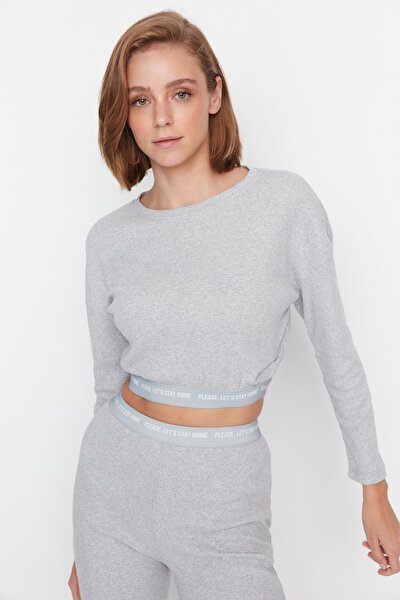 Two-Piece Set - Gray - Fitted