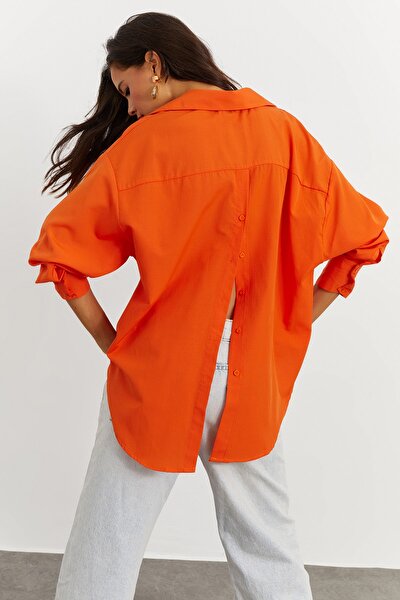 Hemd - Orange - Oversized