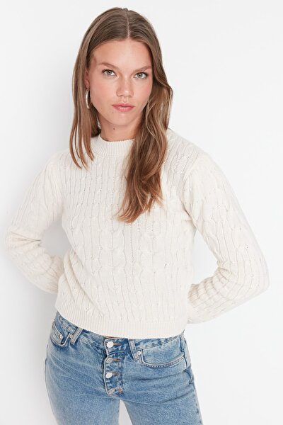 Pullover - Ecru - Regular Fit