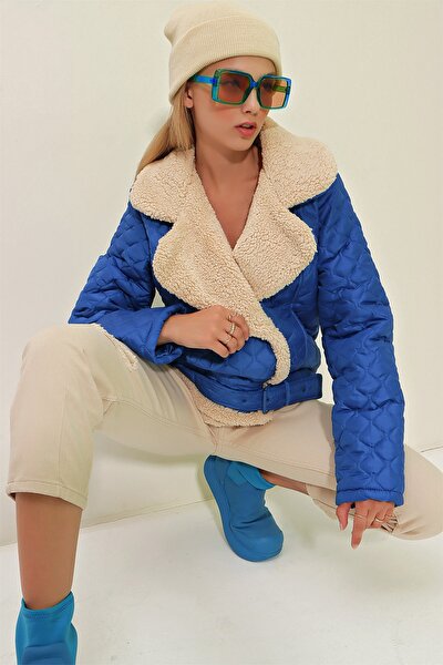 Winterjacke - Dunkelblau - Bikerjacken