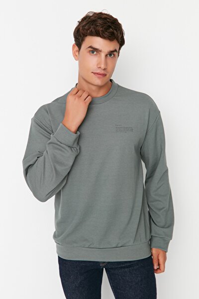 Sweatshirt - Grün - Regular Fit