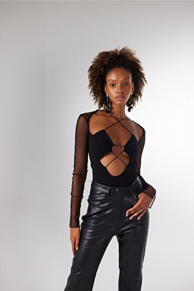 Bodysuit - Black - Slim fit