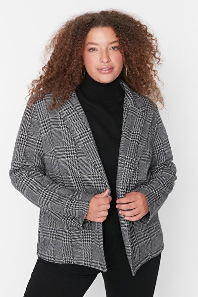 Plus Size Jacket - Gray - Regular fit