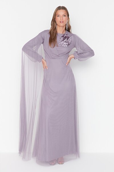 Evening Dress - Purple - Skater