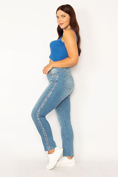 Plus Size Jeans - Blue - Slim