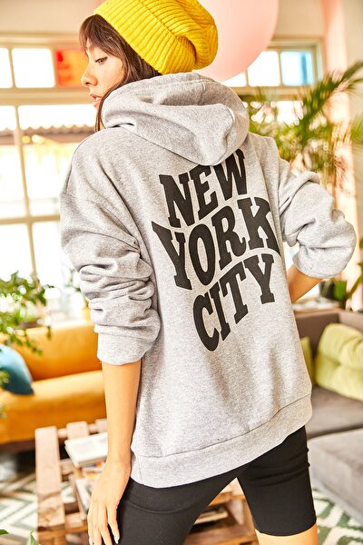 Sweatshirt - Grau - Oversized