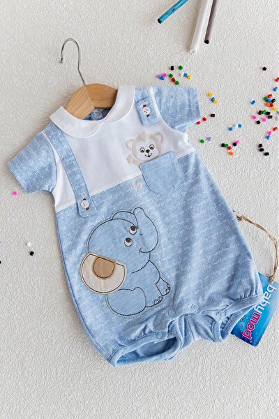 Babymod Koala Figurlu Denim Kumas Erkek Bebek Salopet Tulum Takim Fiyati Yorumlari Trendyol