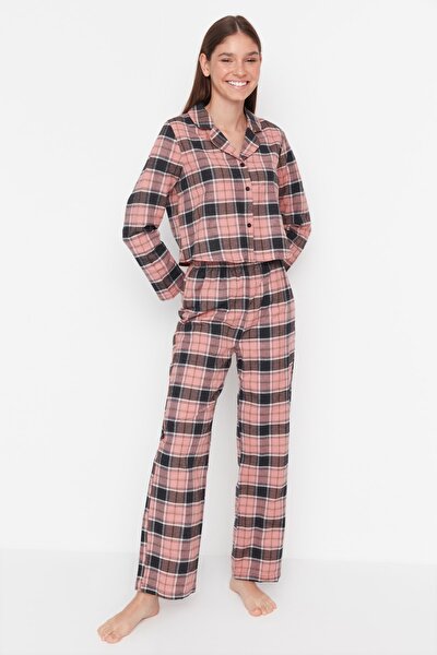 Pyjama - Mehrfarbig - Kariert