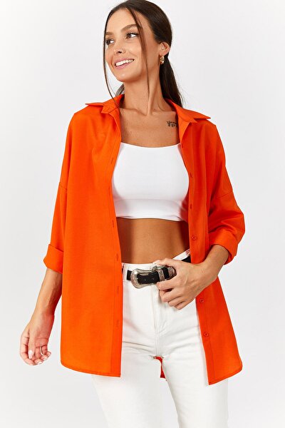 Hemd - Orange - Oversized