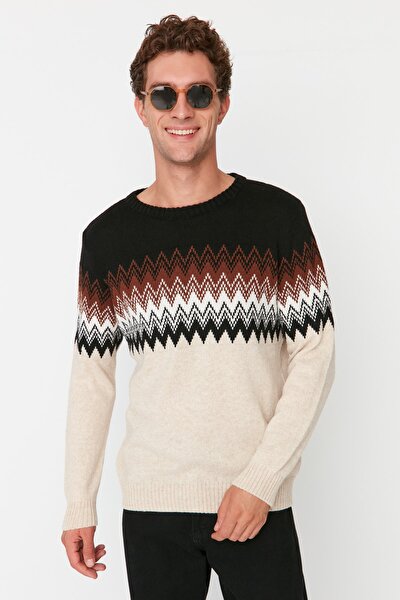 Sweater - Multi-color - Fitted