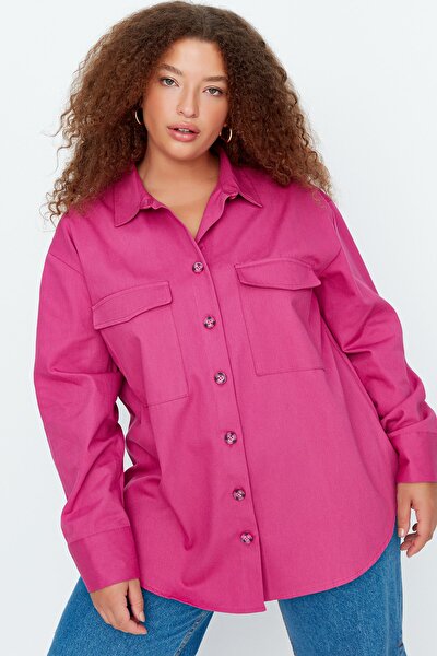 Plus Size Shirt - Pink - Relaxed fit