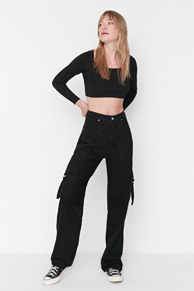 Jeans - Black - Loose
