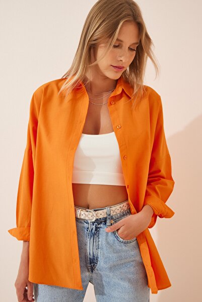 Hemd - Orange - Oversize