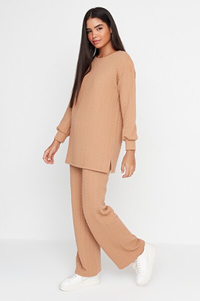 Two-Piece Set - Brown - Regular fit