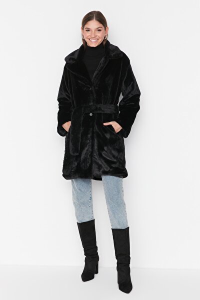 Mantel - Schwarz - Parka