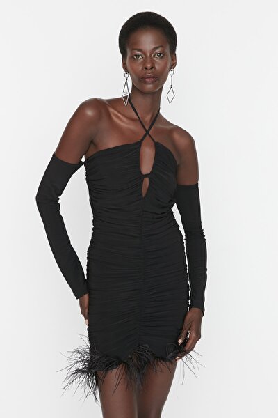 Kleid - Schwarz - Bodycon