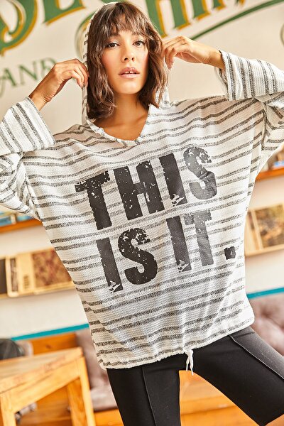 Sweatshirt - Weiß - Oversized