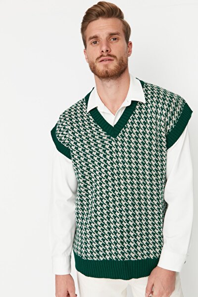 Sweater Vest - Green - Regular fit