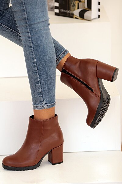 Mamito Ayakkabı Dm 1001 Zippered Boots-black-leather - Trendyol