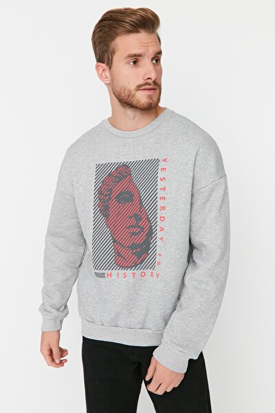Sweatshirt - Grau - Normal