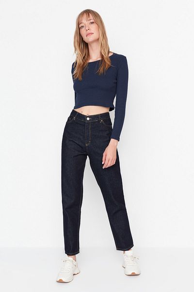Jeans - Blau - Mom