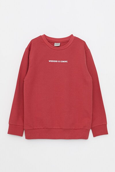 Sweatshirt - Rot - Regular Fit