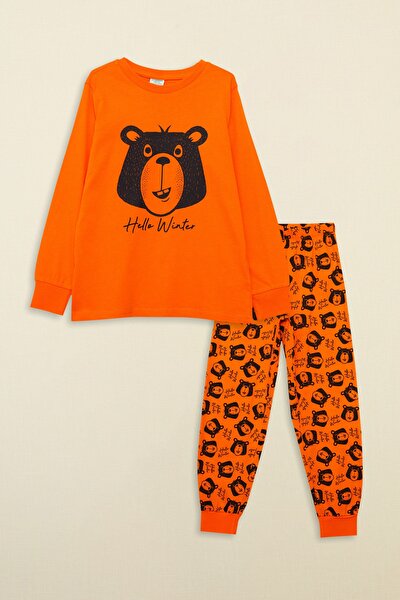 Pyjama - Orange - Animal Print