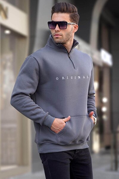 Sweatshirt - Gray - Regular fit
