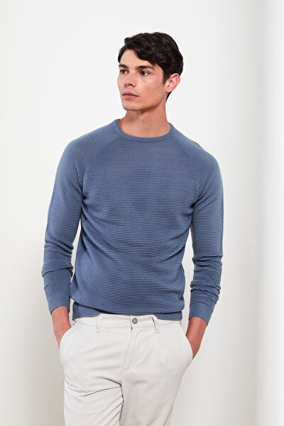 Sweater - Blue - Regular fit