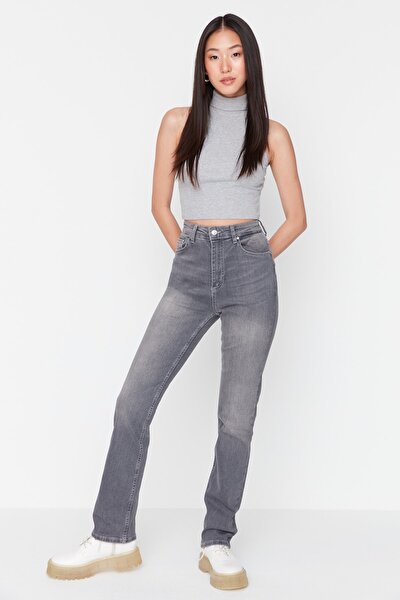 Jeans - Gray - Bootcut